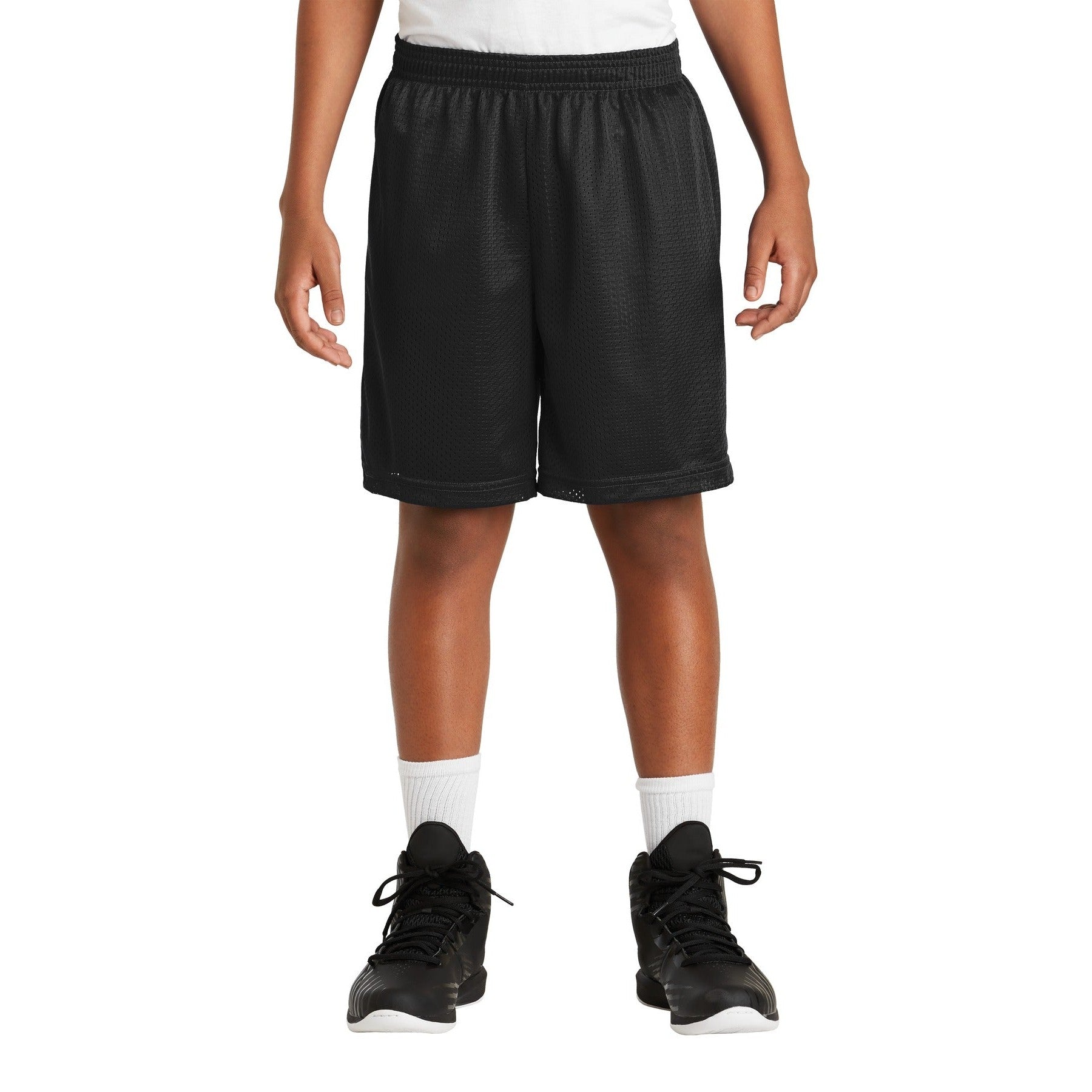 Sport-Tek-Sport-Tek® Youth PosiCharge® Classic Mesh Short. YST510-MedTech-1
